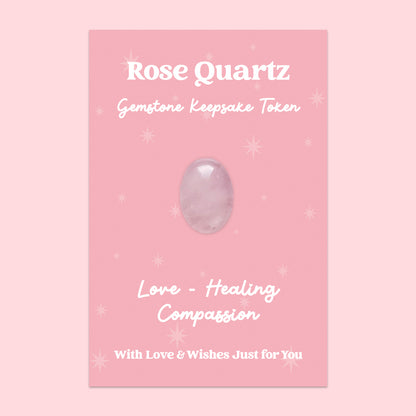 Gemstone Token Collection – Crystal Meaning Stones | Pocket Gemstone Gifts | Healing & Wellbeing Tokens