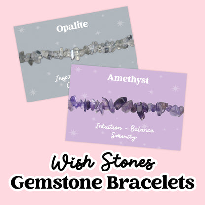 Gemstone Bracelet Collection – Crystal Chip Bracelets | Healing Stone Jewellery | Handmade Wellbeing Gifts