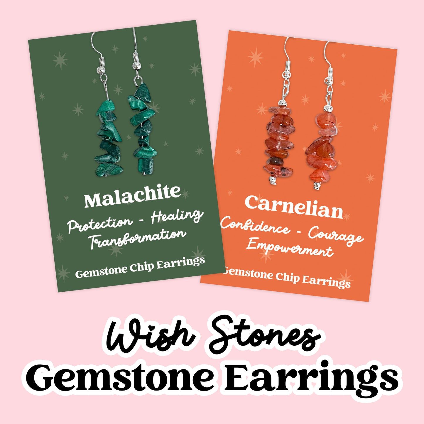 Gemstone Earring Collection – Natural Crystal Earrings | Healing Stone Jewellery | Wellbeing & Spiritual Gifts