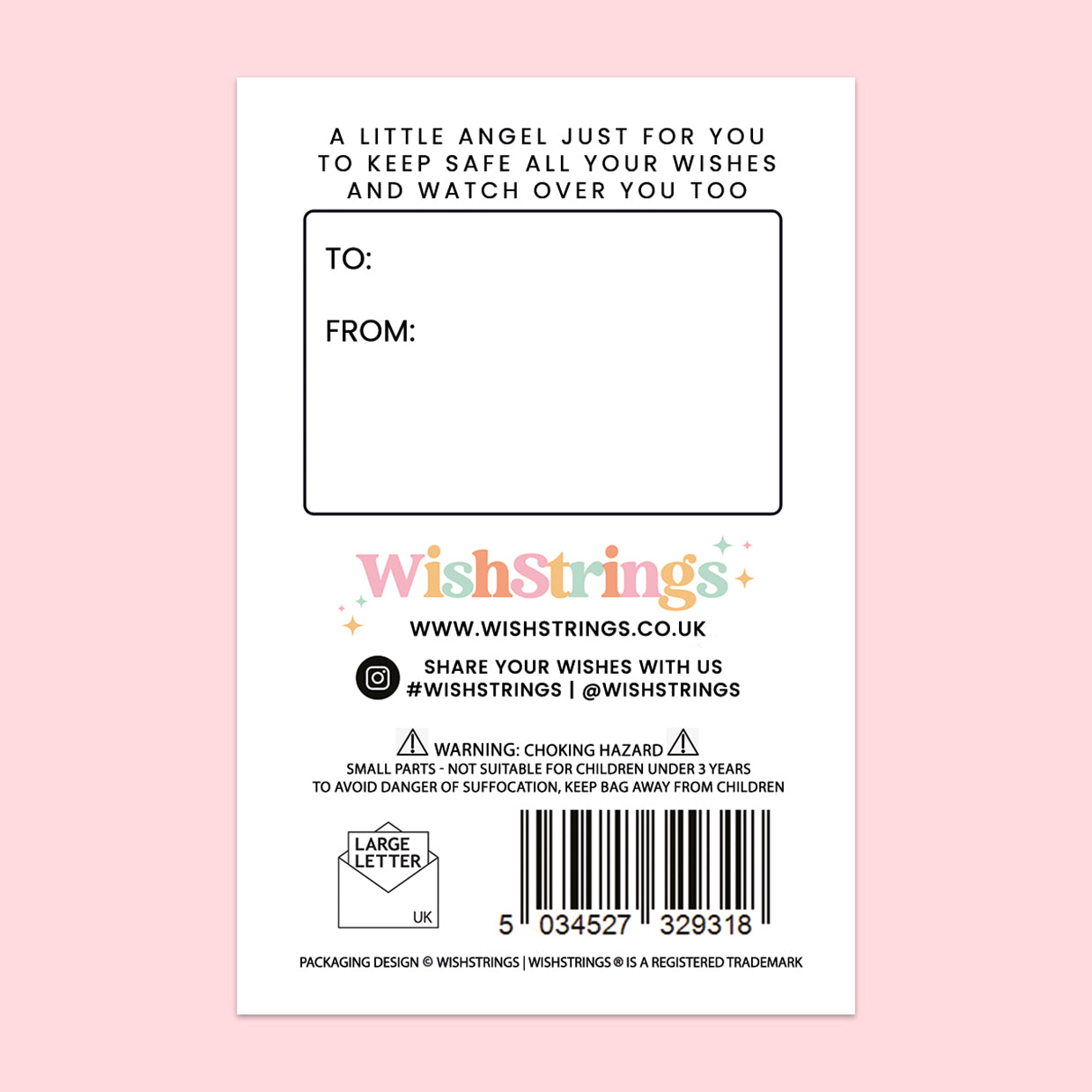 Lapis Lazuli Guardian Angel Charm | Gift for Vision, Awareness & Inner Truth | Crystal Keepsake for Intuition & Self-Discovery