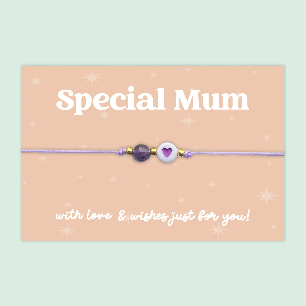 Special Mum - Adjustable Heart Friendship Bracelet