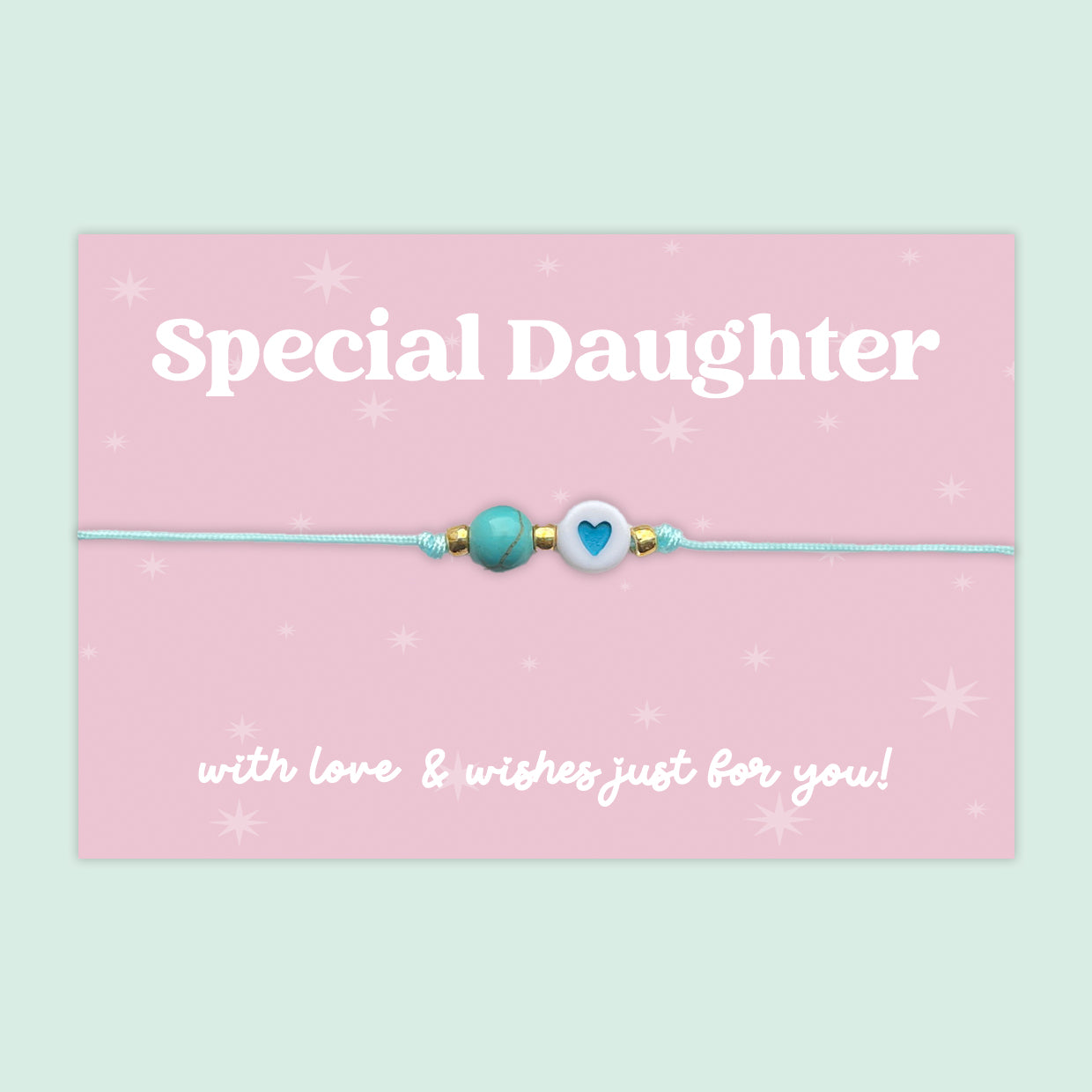Special Daughter - Adjustable Heart Friendship Bracelet
