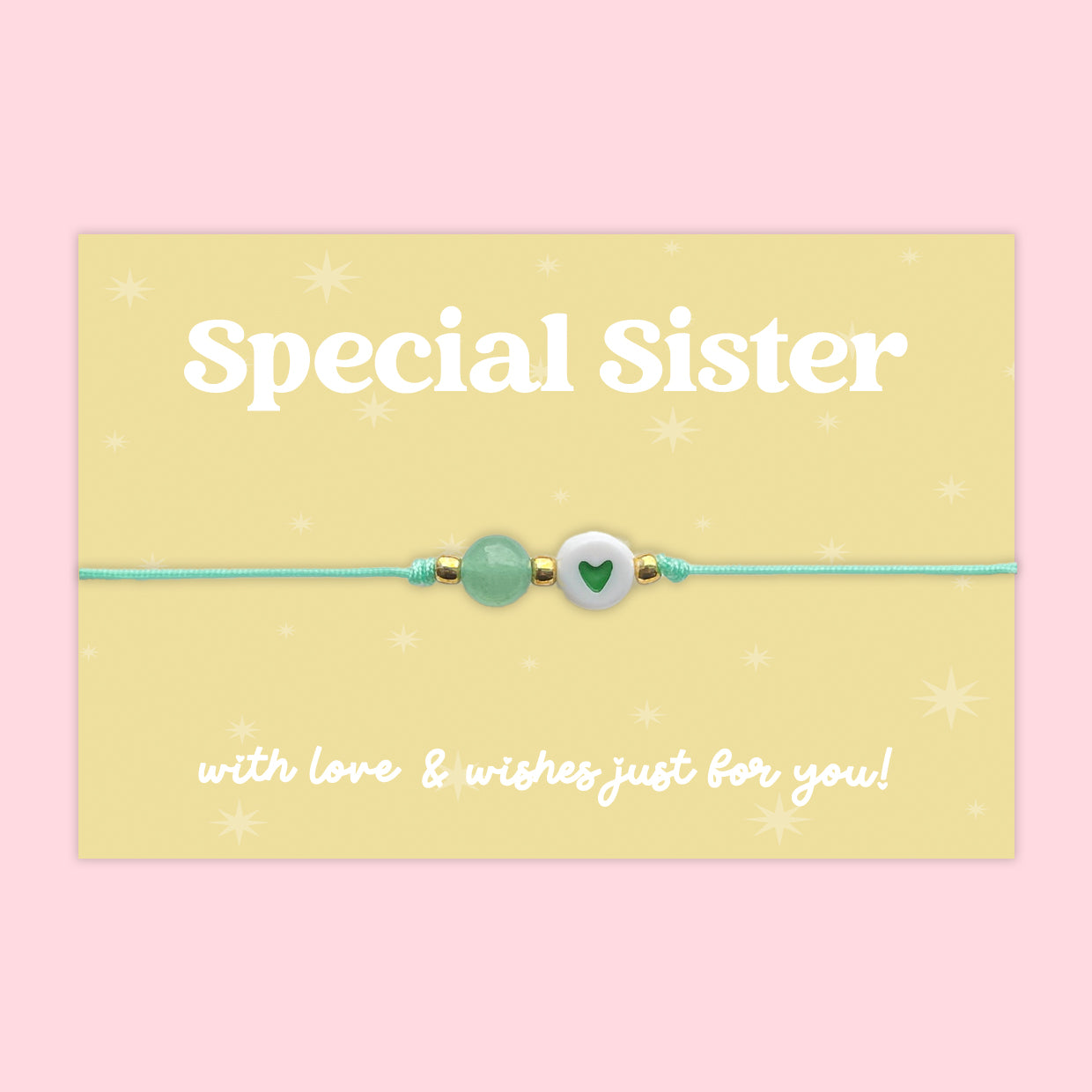 Special Sister - Adjustable Heart Friendship Bracelet