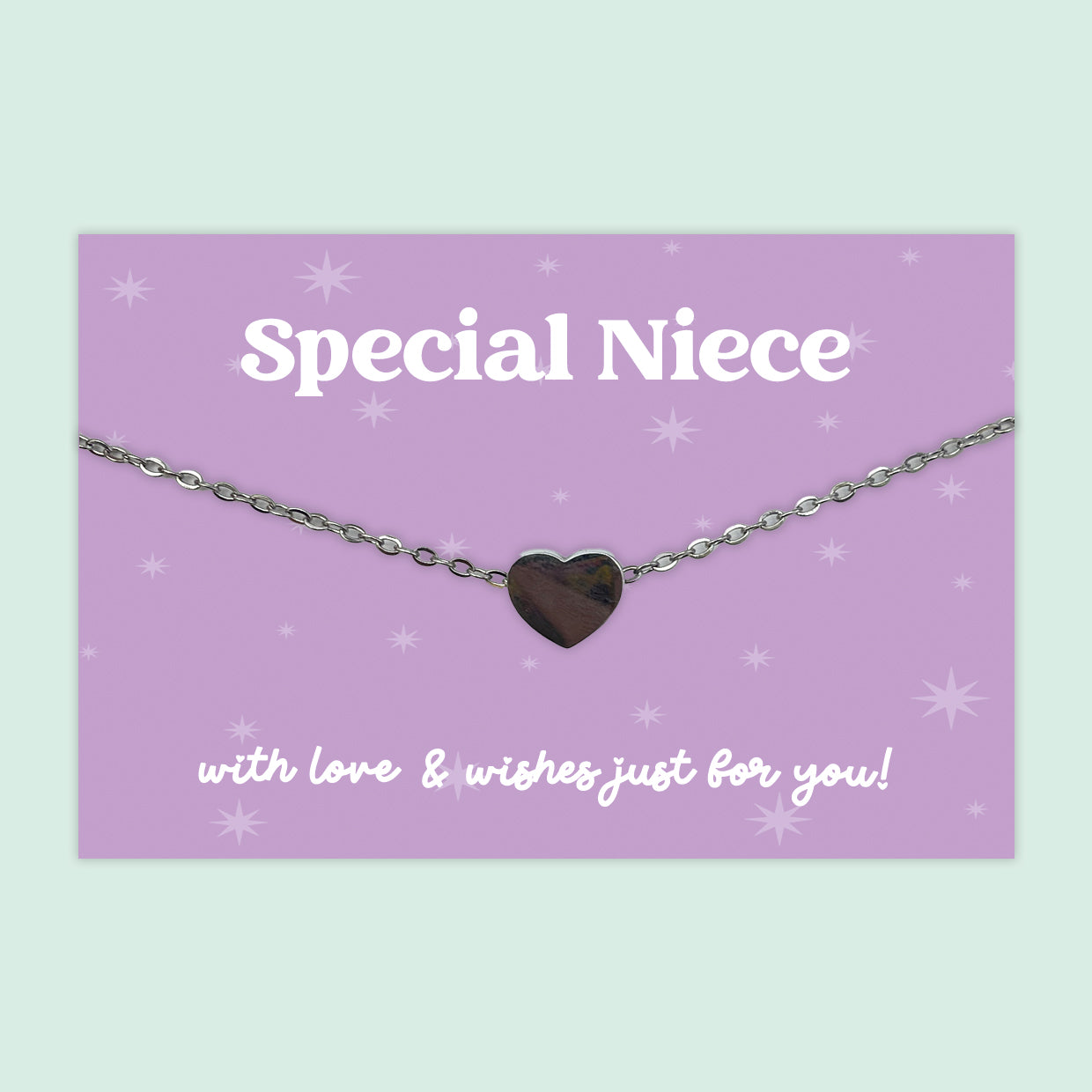 Special Niece - Heart Charm Necklace
