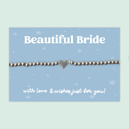 Wedding Wishes Collection – Heart Bracelets, Earrings, Necklaces & Friendship Bracelets | Bridal Party Jewellery Gifts