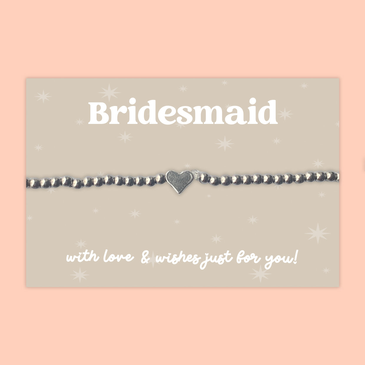 Wedding Wishes Collection – Heart Bracelets, Earrings, Necklaces & Friendship Bracelets | Bridal Party Jewellery Gifts
