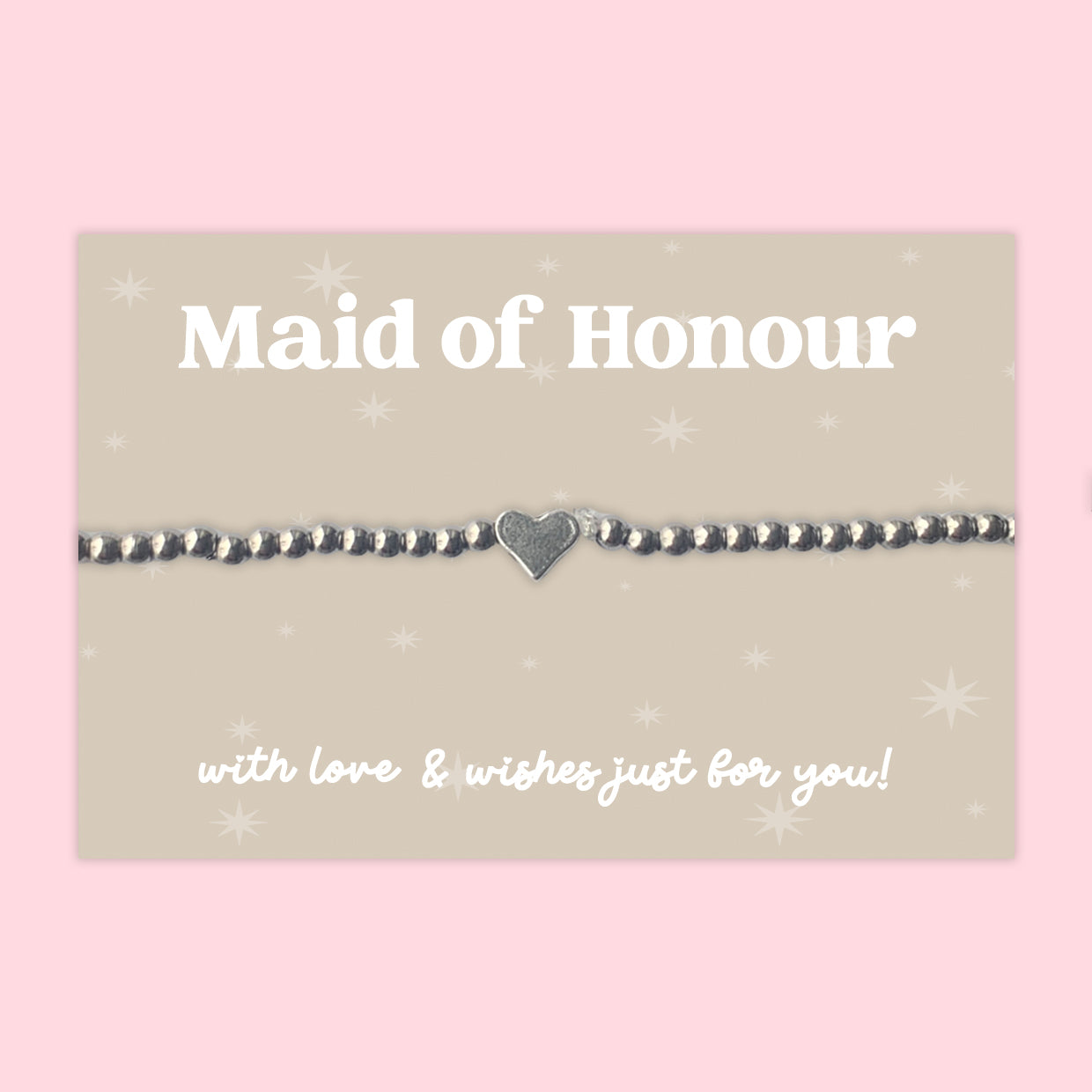 Wedding Wishes Collection – Heart Bracelets, Earrings, Necklaces & Friendship Bracelets | Bridal Party Jewellery Gifts