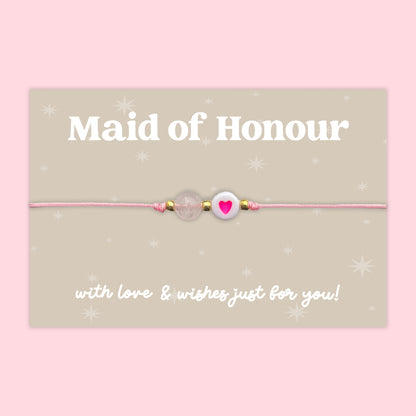 Wedding Wishes Collection – Heart Bracelets, Earrings, Necklaces & Friendship Bracelets | Bridal Party Jewellery Gifts