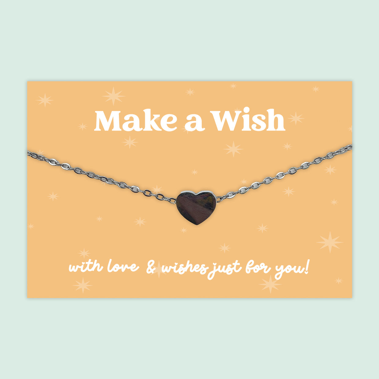 Make a Wish - Heart Charm Necklace