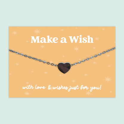 Make a Wish - Heart Charm Necklace