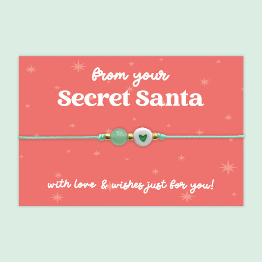 Secret Santa - Adjustable Heart Friendship Bracelet