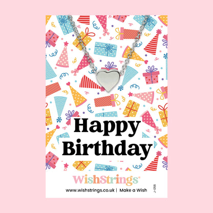 Heart Necklaces - Choose Design | Stainless Steel Heart Pendant Necklace on Themed Gift Card | Choose Your Own Design | Sentimental Jewellery for All Occasions