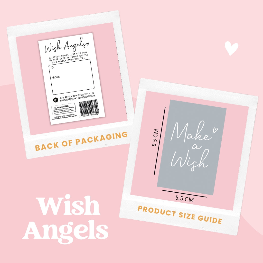Wish Angels - Choose Design | Clip-On Keepsake Charm on Gift Card | Choose Your Own Design | Thoughtful Gifts for All Occasions