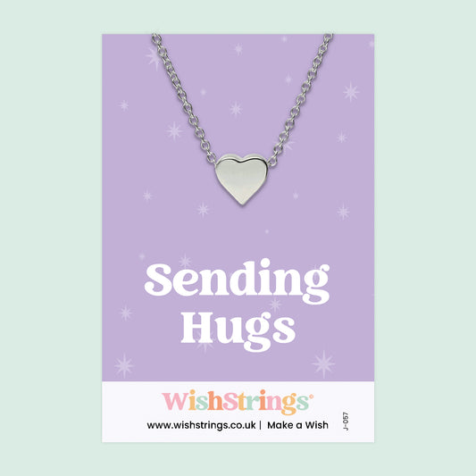 Sending Hugs - Heart Necklace