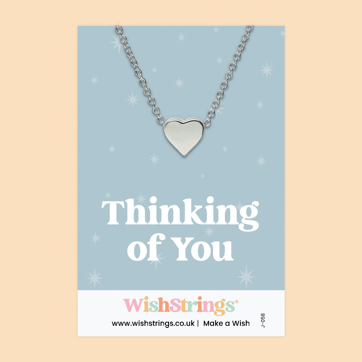 Thinking of you - Heart Necklace