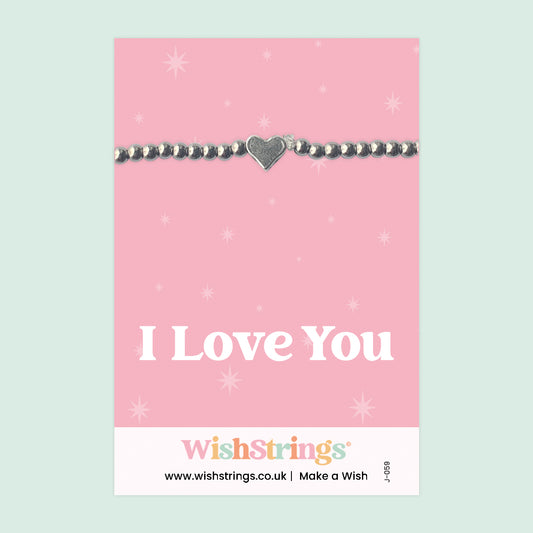 I Love You - Heart Stretch Bracelet