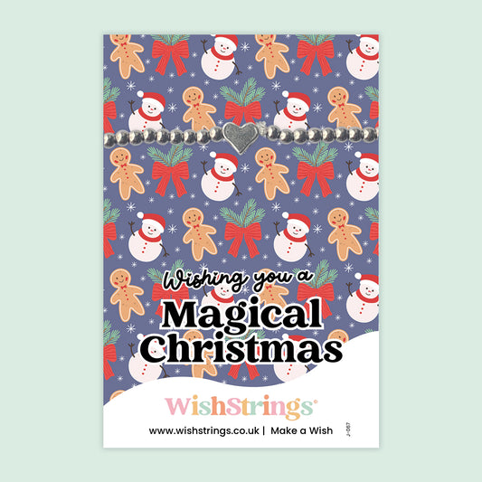 Wishing You a Magical Christmas - Heart Stretch Bracelet
