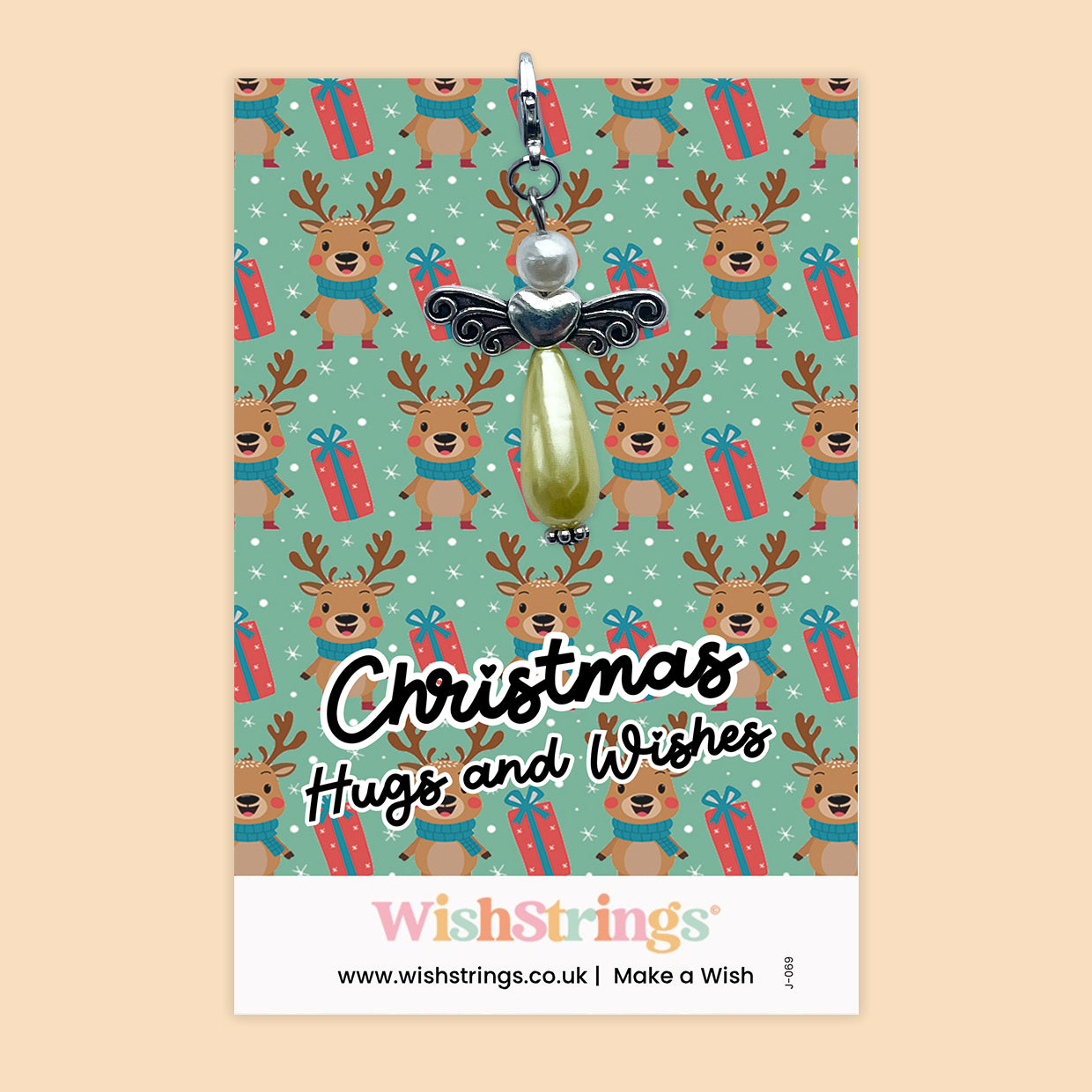 Christmas Hugs & Wishes - Wish Angel Clip