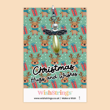 Christmas Hugs & Wishes - Wish Angel Clip