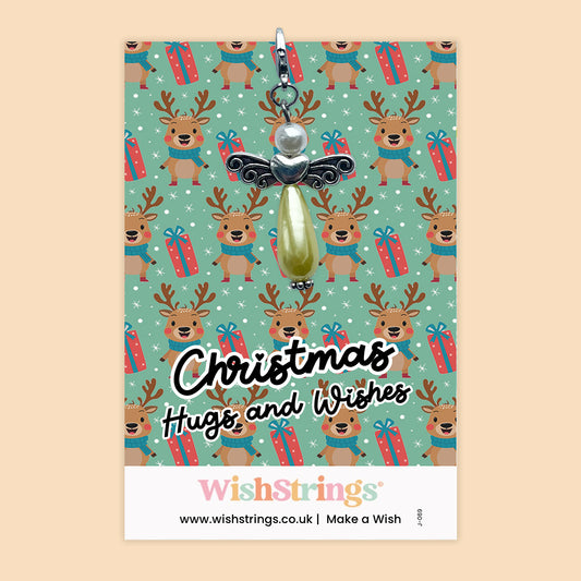 Christmas Hugs & Wishes - Wish Angel Clip