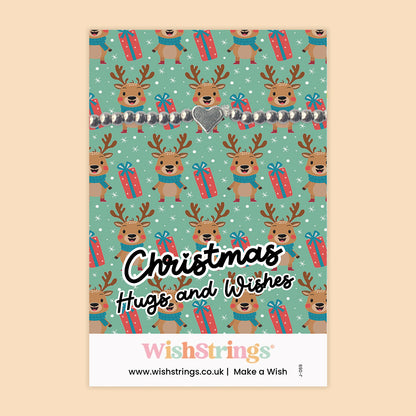 Christmas Hugs & Wishes - Heart Stretch Bracelet