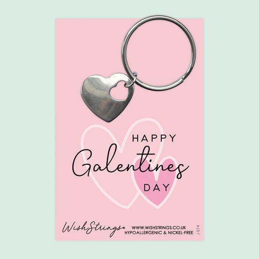 Galentines - Heart Keyring