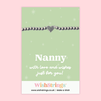 Nanny - Heart Stretch Bracelet