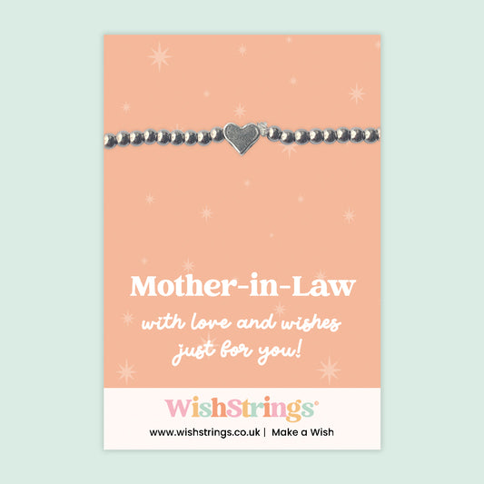 Mother-in-Law - Heart Stretch Bracelet