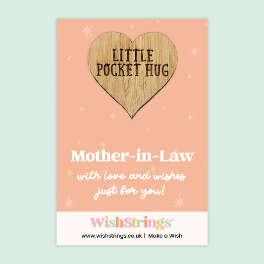 Pocket Hug – Mother-in-Law | Thoughtful Keepsake Gift | With Love and Wishes Just for Her