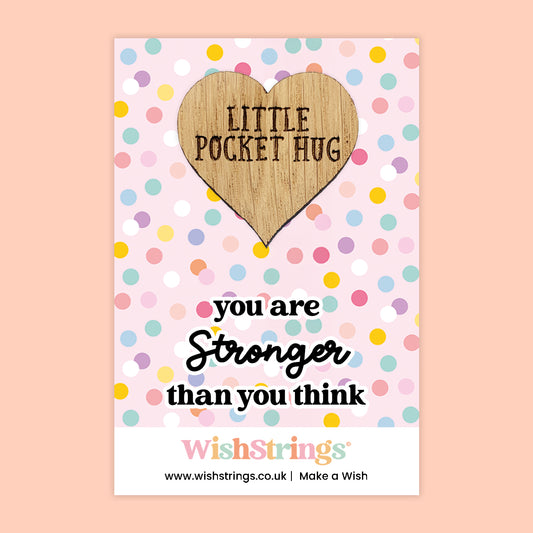 Pocket Hug – You Are Stronger Than You Think | Encouragement Gift | Thoughtful Keepsake Token of Strength & Support