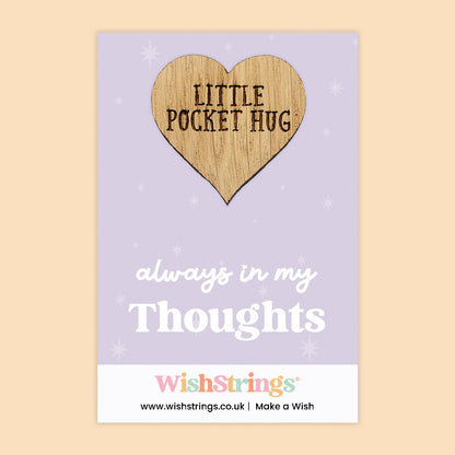 Sent with Comfort & Care Collection – 6 Pocket Hugs & 6 WishStrings | Sympathy & Support Gifts | Handmade Keepsakes