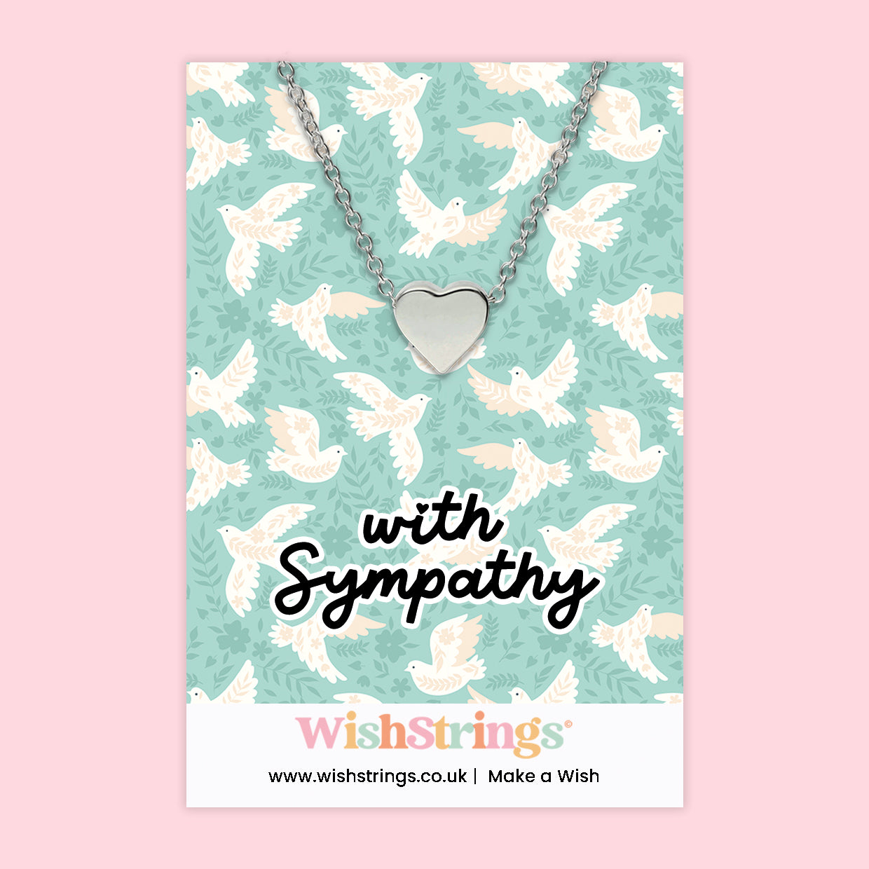 With Sympathy - Heart Necklace