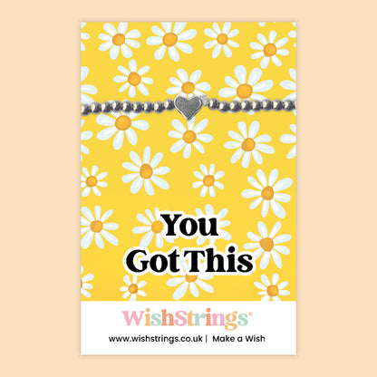 You Got This - Heart Stretch Bracelet