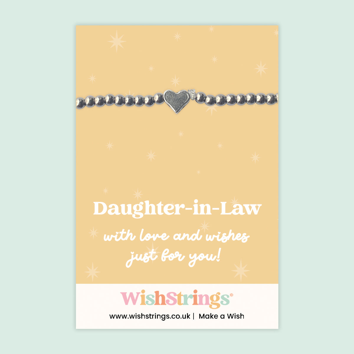 Daughter-in-Law - Heart Stretch Bracelet