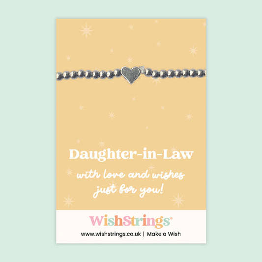 Daughter-in-Law - Heart Stretch Bracelet