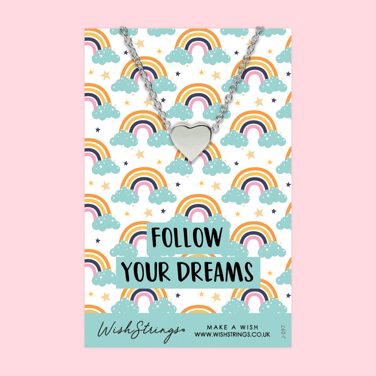 Follow Your Dreams - Heart Necklace