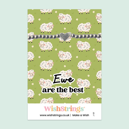 Ewe Are the Best - Heart Stretch Bracelet