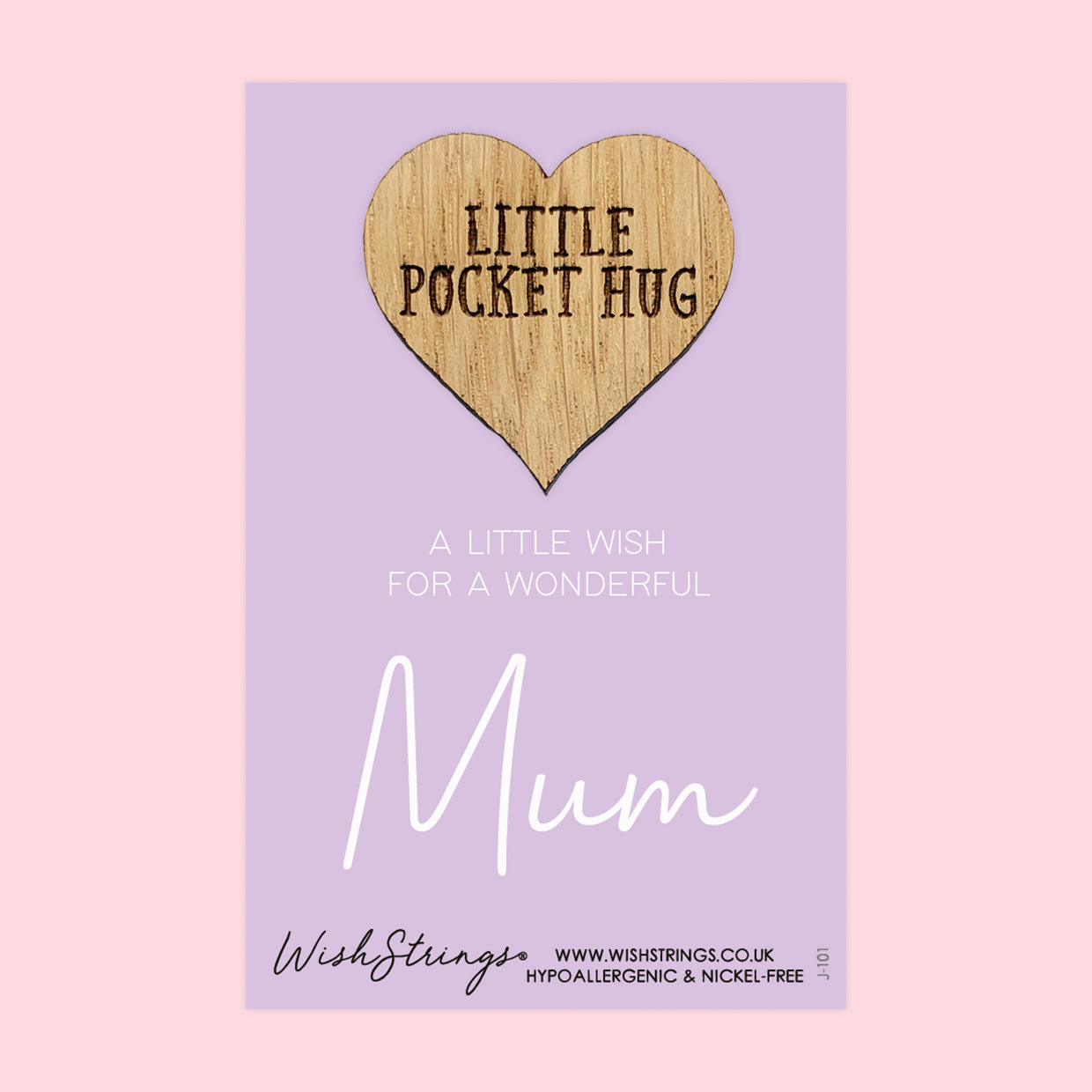 SALE - MUM - Oak Pocket Hug Token | S024-PH