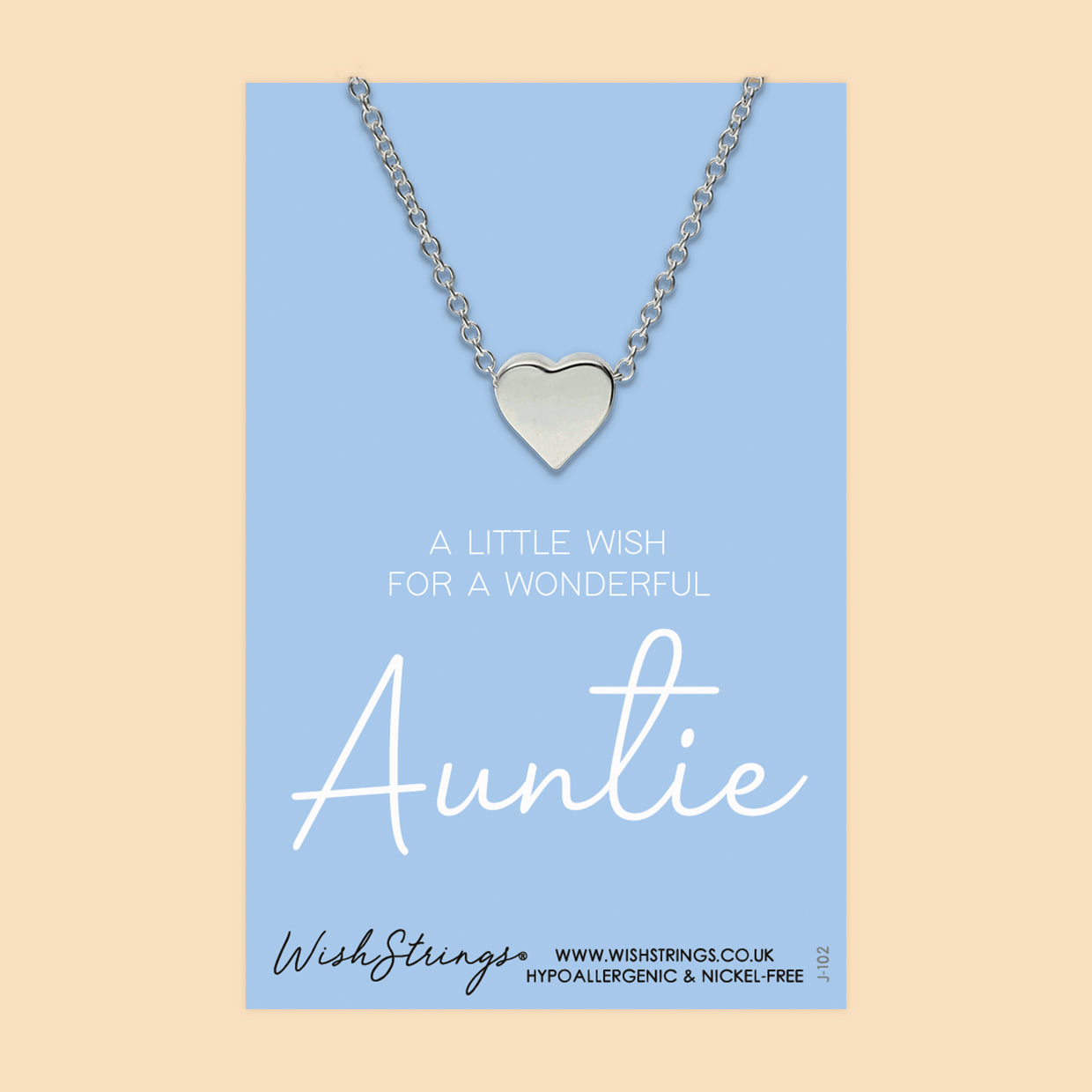 Auntie - Heart Necklace