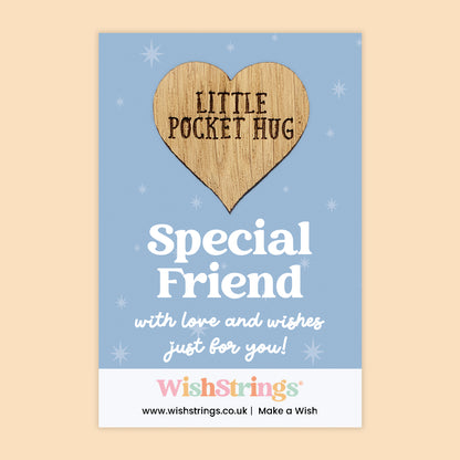 Pocket Hug - Special Friend | Thoughtful Friendship Gift | Keepsake Token for Sending Hugs to a Cherished Friend