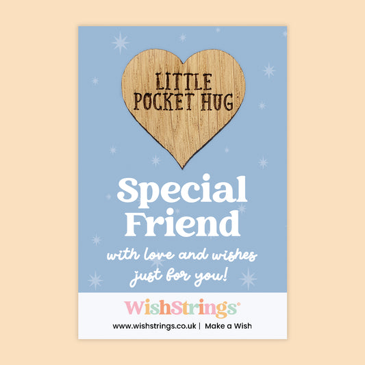 Pocket Hug - Special Friend | Thoughtful Friendship Gift | Keepsake Token for Sending Hugs to a Cherished Friend
