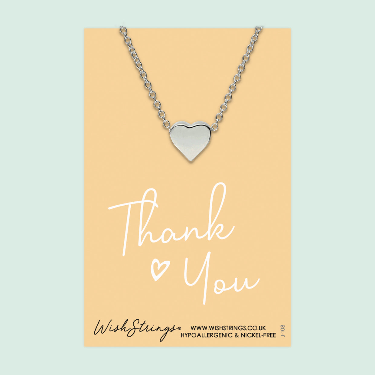 Thank You - Heart Necklace