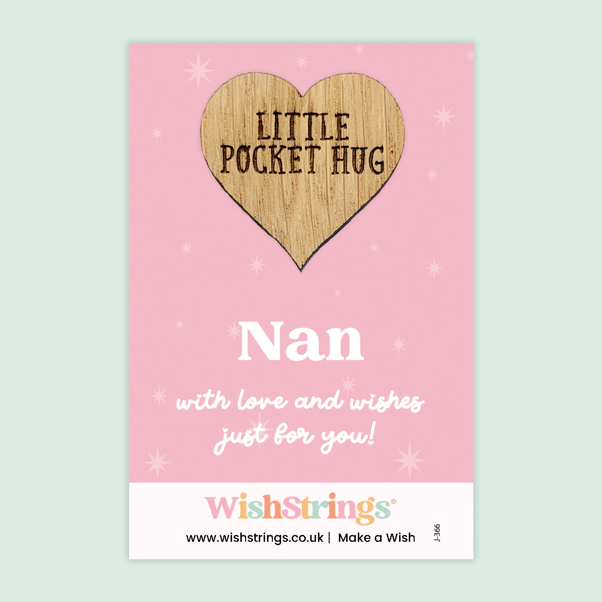Female Relations Pocket Hug Collection | Wooden Heart Keepsakes for Mum, Sister & Daughter | Handmade Thoughtful Gifts