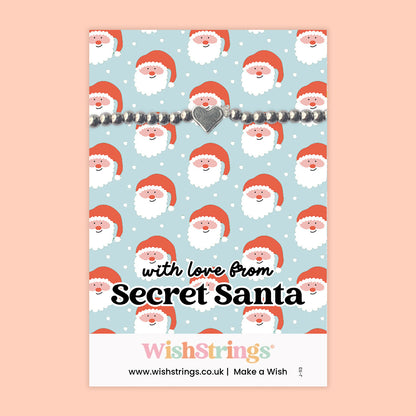 With Love from Secret Santa - Heart Stretch Bracelet
