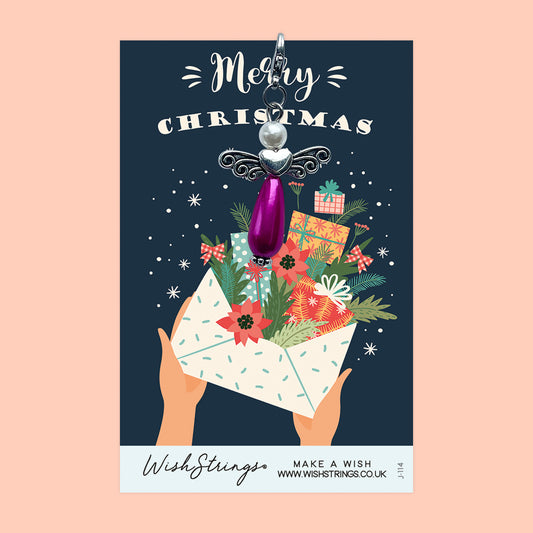 Christmas Envelope - Wish Angel Clip