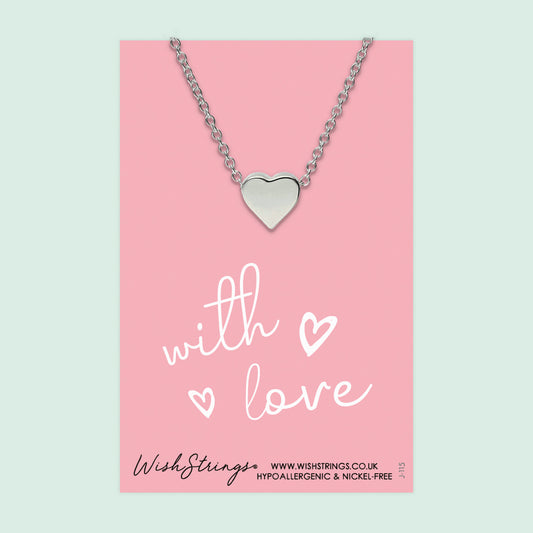 With Love - Heart Necklace