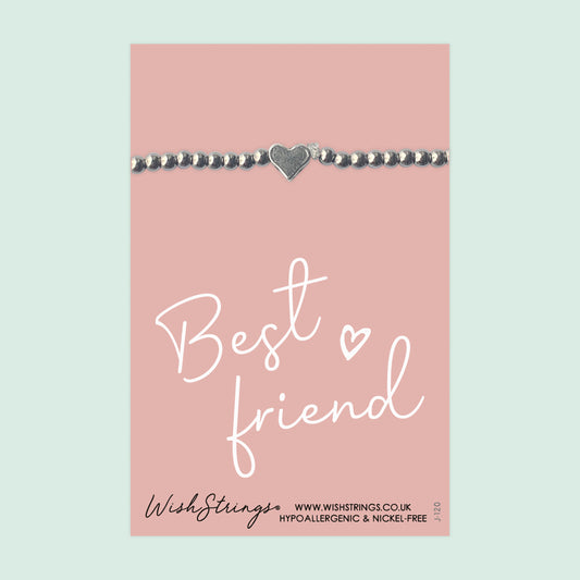 Best Friend - Heart Stretch Bracelet