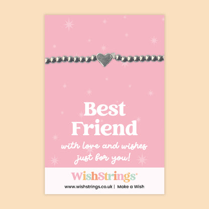 Best Friend - Heart Stretch Bracelet