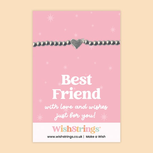Best Friend - Heart Stretch Bracelet