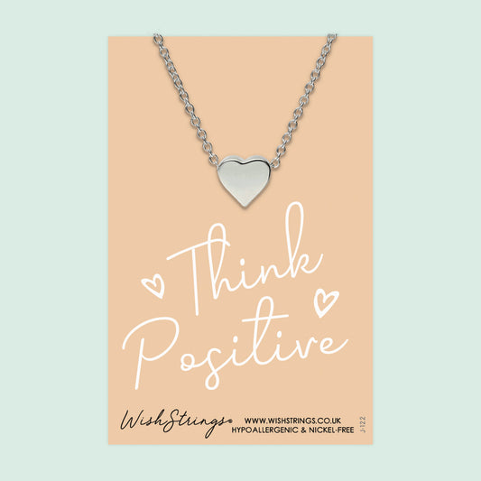 Think Positive - Heart Necklace